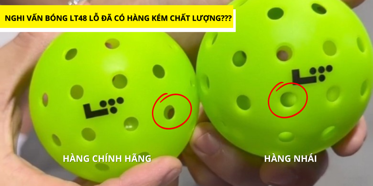 Nghi Vấn Bóng Pickleball "Quốc Dân" Dính "Phốt" Hàng Fake: Ma Trận Thật Giả Khiến Vợt Thủ Việt Hoang Mang