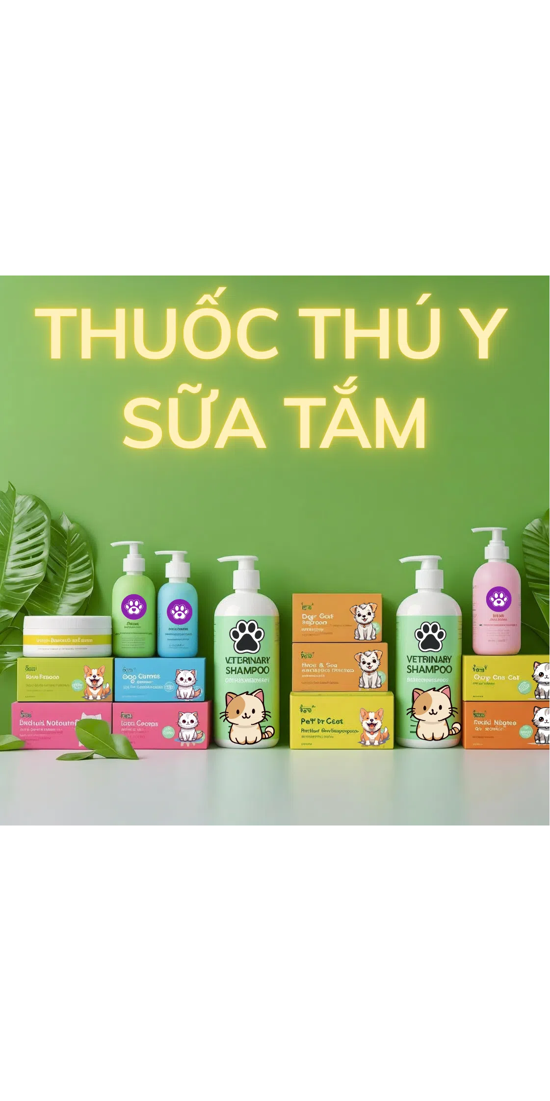 THUỐC THÚ Y - THỰC PHẨM CHỨC NĂNG - SỮA TẮM