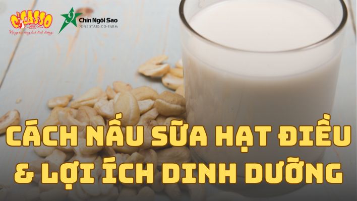 10 lợi ích dinh dưỡng và cách nấu sữa hạt điều ngay tại nhà