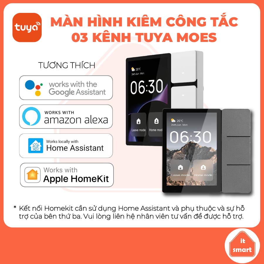 🧠 Bảng Điều Khiển Trung Tâm Thông Minh MOES Tuya 3.5 inch – Kiểm Soát Ngôi Nhà Chỉ Với Một Chạm