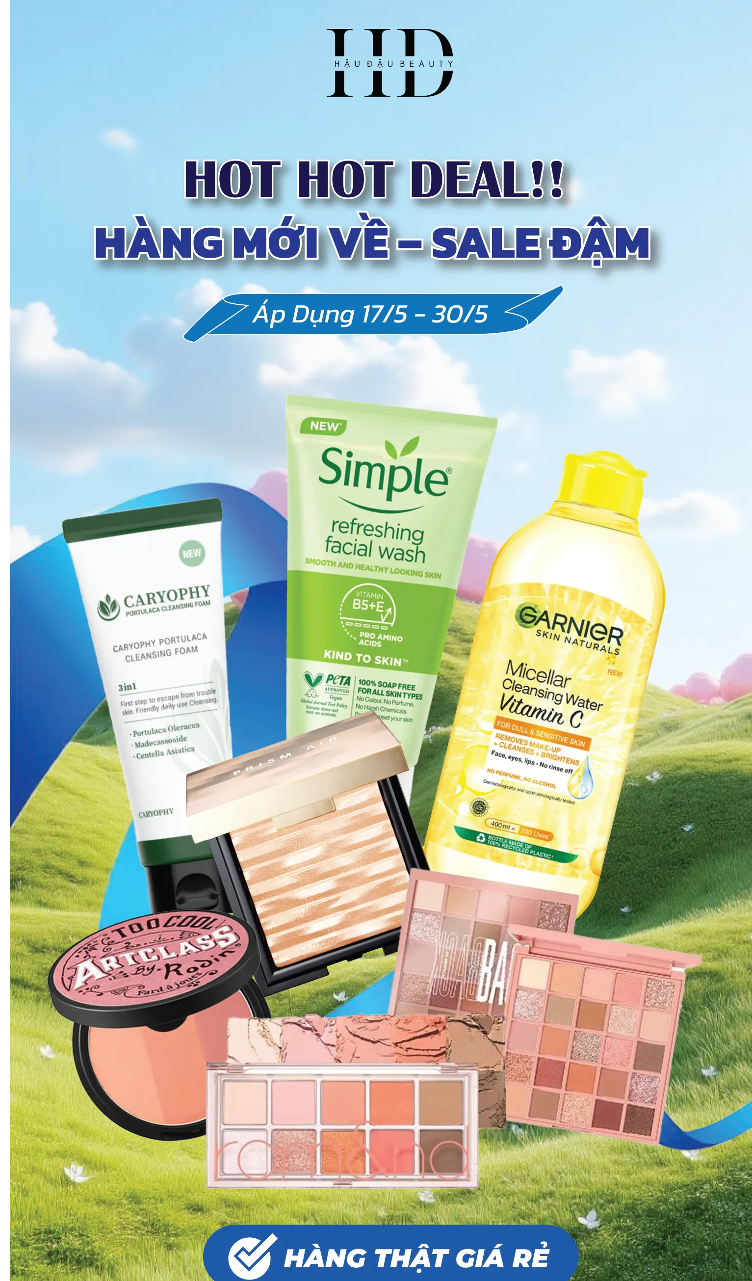 HÀNG MỚI VỀ - SALE TỪ NGÀY 17.5 ĐẾN 30.5