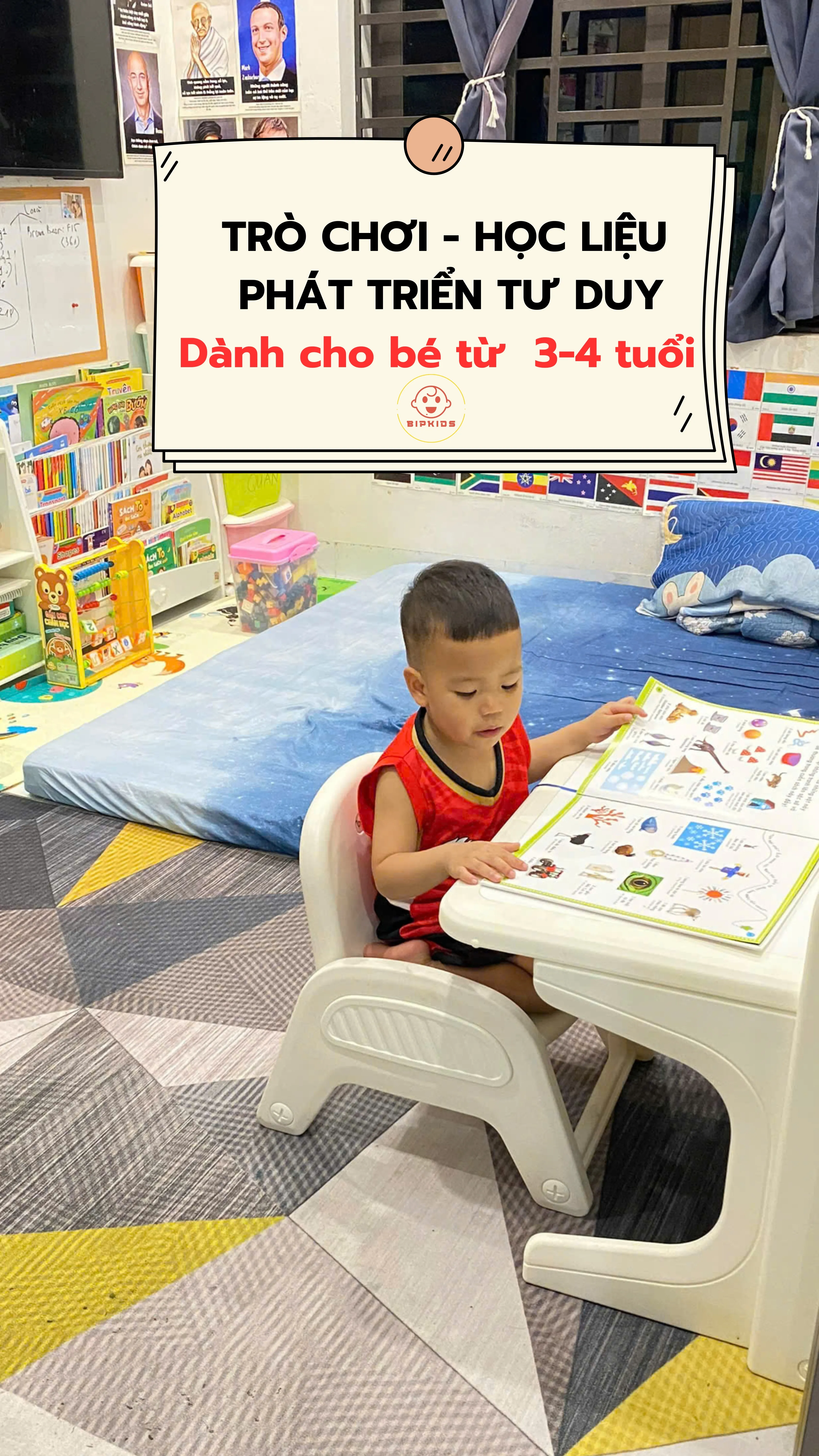Trò chơi - Học liệu phát triển tư duy dành cho bé từ 3-4 tuổi