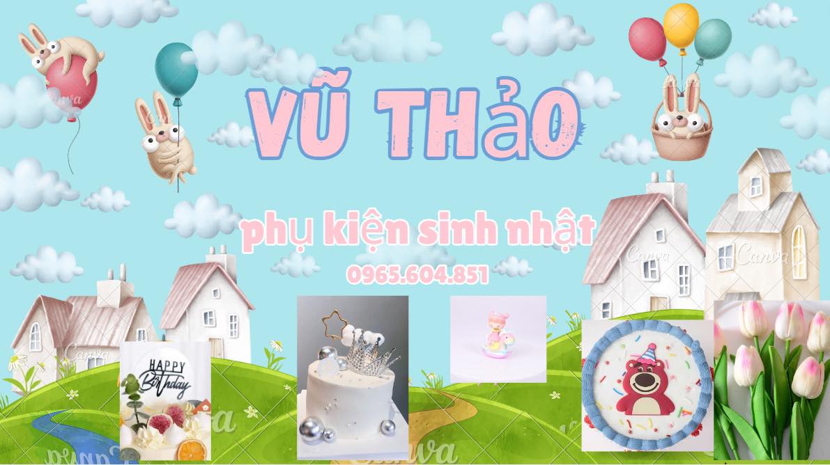 Kho phụ kiện sinh nhật - Trang chủ