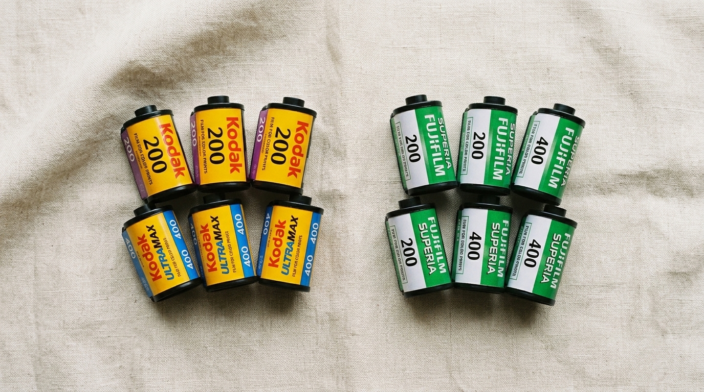 Kodak hay Fujifilm? Hướng dẫn chọn cuộn film đầu tiên cho người mới