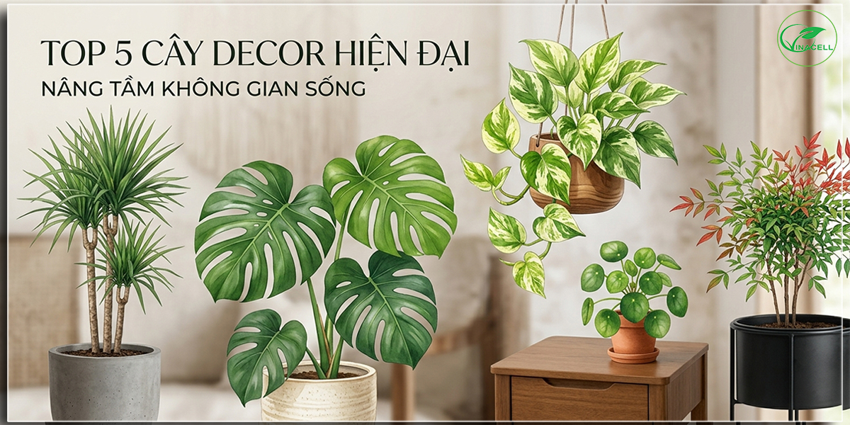 Top 5 Cây Decor Hiện Đại Nâng Tầm Không Gian Sống