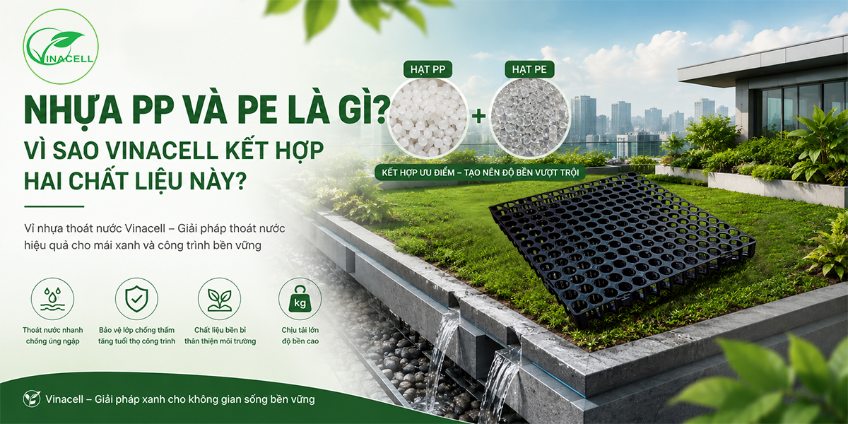 Nhựa PP và PE là gì? Vì sao vỉ nhựa thoát nước Vinacell lựa chọn kết hợp hai chất liệu này?