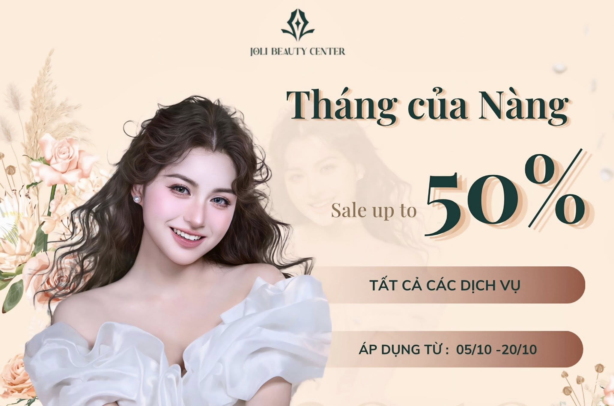 🌹Ưu Đãi 20/10 – Đẹp Gấp Đôi, Giá Chỉ Còn Một Nửa 💎
