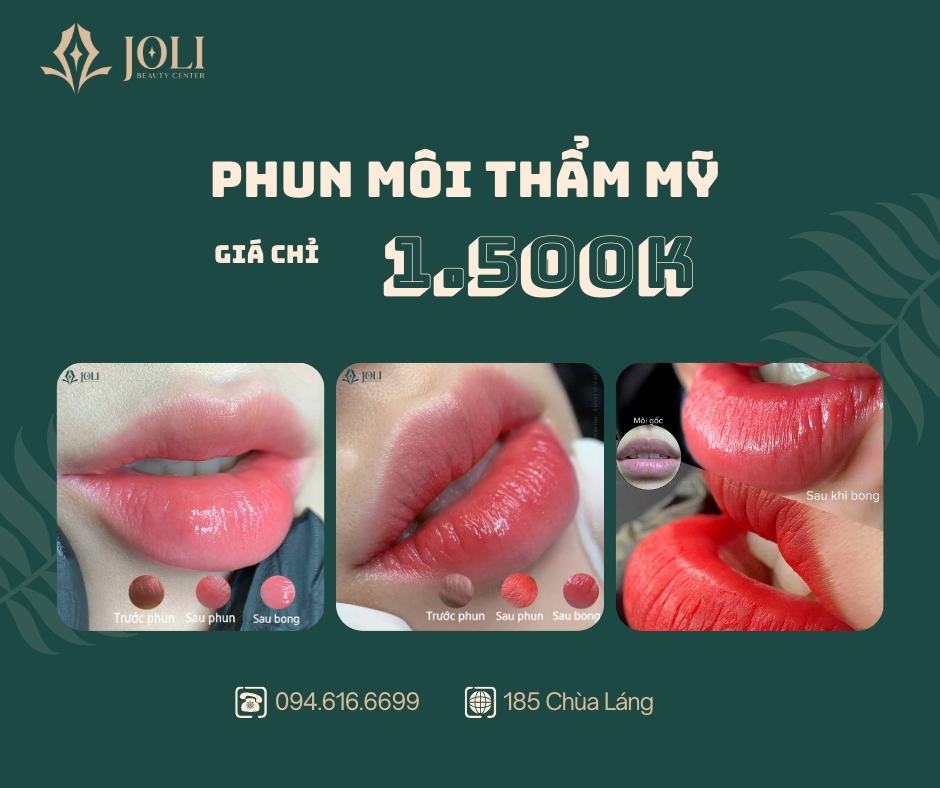 💋 Phun Môi Hà Nội Đẹp Tự Nhiên, Hồng Hào Chỉ Sau 90 Phút – Giảm Sốc 50% Tại Chùa Láng!